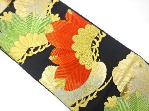 アンティーク　笠松模様織り出し袋帯（材料）